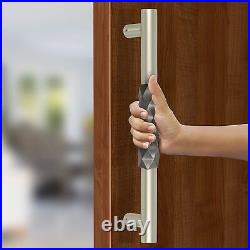 14 In Satin White & Grey Finish Door Handle Pull Handles For All The Doors, 1 Pc
