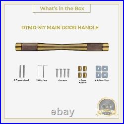 14 Inch Heavy Duty Brass Finish Door Handle Pull Handles For All The Doors 1 Pcs