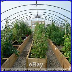 18FT Wide Commercial Poly Tunnel Garden Polytunnel Polythene Plastic Cover