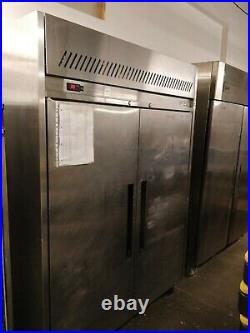 1.4m LTH Double Door Upright Freezer Catering Commercial Restaurant