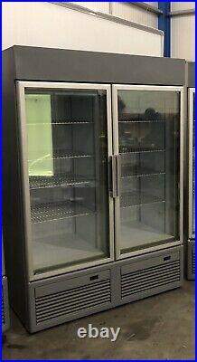 2020 1.2m Double Door Display Freezer Frozen Catering Shop Commercial Chiller