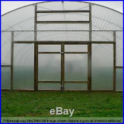 26FT Wide Poly Tunnels Commercial Garden Polytunnel Plastic Covers Spares