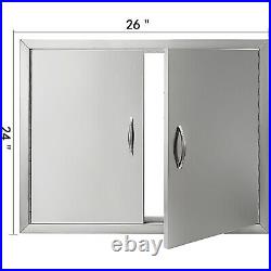 26X24BBQ Access Island Double Door Heavy Duty Vertical Commercial