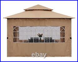 2.5x2.5M Commercial Gazebos With Side Panels And Door Wall for Patios