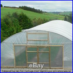 30FT Wide Poly Tunnel UK Commercial Garden Polytunnels Plastic Polythene