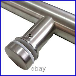 32mm Pull T Bar Front Door Stainless Steel Handle Entry Entrance 316 grade round
