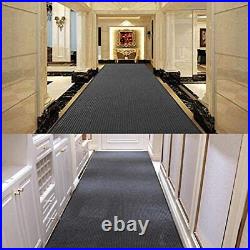 3'x10' Commercial Grade Door Floor Mat Double Stripes Carpet Heavy Duty