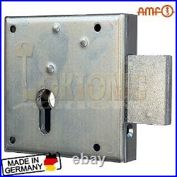 AMF 100Z Steel Double Throw Zinc Plated Heavy Duty Rim Gate Shed Van Deadlock