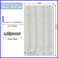 Aluminium Metal Chain Double Hook Curtain Blind Commercial Home Door Fly Screen