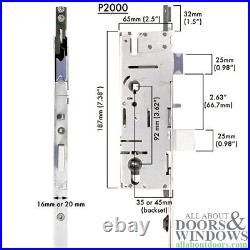 Amesbury Multipoint Lock P2000 Active Mortise Lock With 3 Point Shootbolts