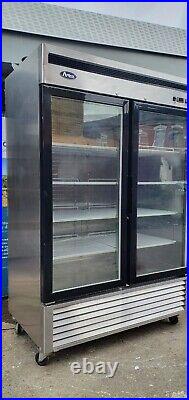 Atosa Commercial Double Doors Drinks/foods Display Chiller Fully Working