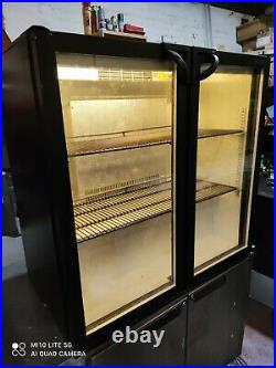 Autonomis under counter commercial double door glass fridge bottle cooler