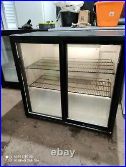 Autonumis Under counter commercial double sliding door fridge bottle cooler