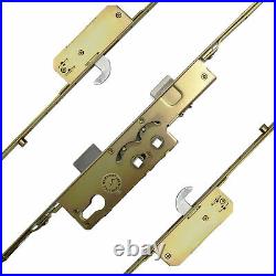 Avocet Wms Upvc Door Lock old Style 2 Hook 2 Roller Gold Plate 35mm Multi Point