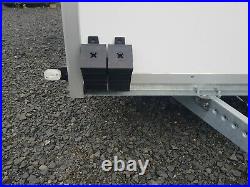 BRAND NEW double axle BOX TRAILER with lockable ramp/back door +side door 2700kg
