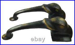 Big Size Elephant Shape Antique Vintage Style Handmade Brass Door Handles Knobs