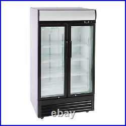 Bottle Refrigerator Drinks Fridge Glass Door Commercial Beverage Cooler 630 L