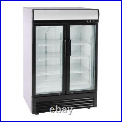 Bottle Refrigerator Drinks Fridge Glass Door Commercial Beverage Cooler 880 L