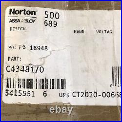 Brand New Norton 500 689 Bollard Mount Post/push Plate With Switch Hard Wired