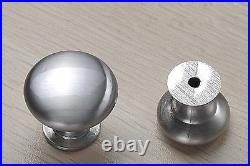 Brushed Stainless Steel Kitchen Cabinet Knobs Drawer Handles Cupboard Knobs