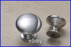 Brushed Stainless Steel Kitchen Cabinet Knobs Drawer Handles Cupboard Knobs
