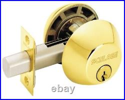 CASE (4) KEYED ALIKE SCHLAGE B62NV 505 Brass Double-Cylinder Deadbolt Lock