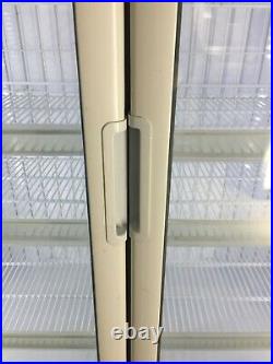Capital Pegasus MK22D double door glass commercial shop freezer