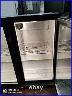 Capital under counter commercial double door glass fridge bottle cooler