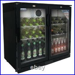 Cater-Cool CK8501LED Commercial Double Hinged Door Bottle Cooler With LED Light