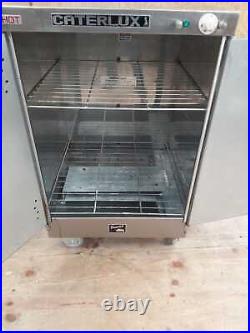 Caterlux Commercial double Door Hot Cupboard Keep Warm Plate Food Warmer (No. H3)