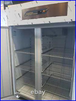 Cng-202-uc Upright Gastronorm Commercial Freezer Double Door, Compresor On Top