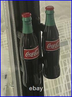 Coca Cola Double Glass Door Display/drink Fridge Shop Commercial Used