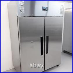 Commercial Catering G-Series Upright Double Door Freezer 1200Ltr Deep Storage