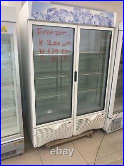 Commercial Double Door Glass Multideck Freezer Tested