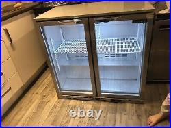Commercial Double Door fridge used
