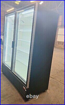 Commercial Eco Cold Double Doors Large Size Fridge. 1.6 Meter Very Good Condition