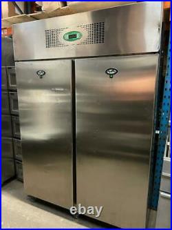 Commercial Foster Double Door Upright Freezer 1400L 140x80x210cm Stainless steel