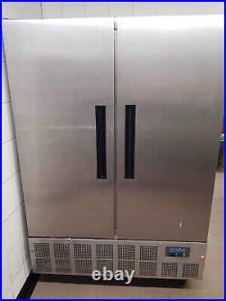 Commercial Polar Refrigeration double door freezer