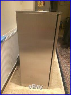 Commercial WEALD upright double glass door fridge stainless steel for DRINKS
