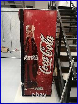 Commercial drink fridge chiller Coca Cola large double door