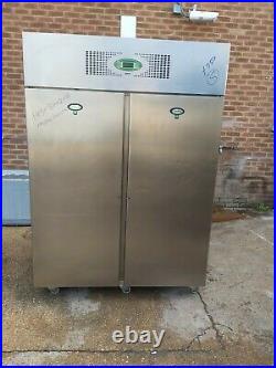 Commercial foster upright double door fridge /chiller stainless steal +1/+4 used