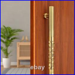 Door Handles for Main Door Zinc Alloy(18 inches, Pack of 1, Antique -Gold Finish)