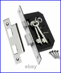 Door Handles on Rose Indiana Lever Style Duo Chrome Finish Door Pack Accessory