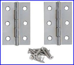 Door Handles on Rose Indiana Lever Style Duo Finished Chrome Door Pack Accessor