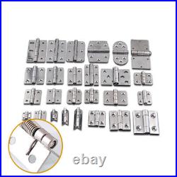Door Hinges Stainless Steel Folding Butt Hinges Noise-Free for Furniture