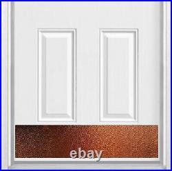 Door Kick Plate Hammered Embossed All Sizes Copper, Brass, & Stainless