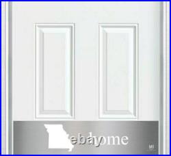 Door Kick Plate Home State Silhouette All Sizes, 4 Finishes, & Mount Options