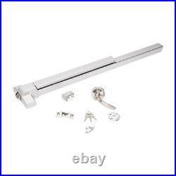 Door Push Bar Exit Panic Device lock Emergency Auto Latches with Key Commercial