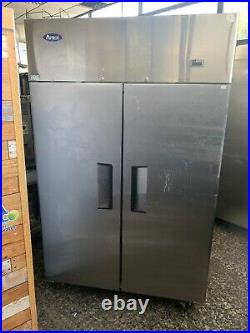 Double Door Fridge Stainless Steal Upright Commercial Fridge For Catering