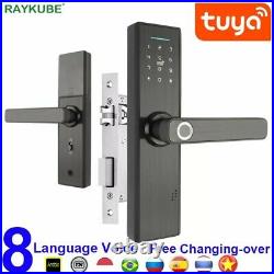 Electronic Door Lock With Tuya APP Remotely / Biometric Fingerprint / Smart Card